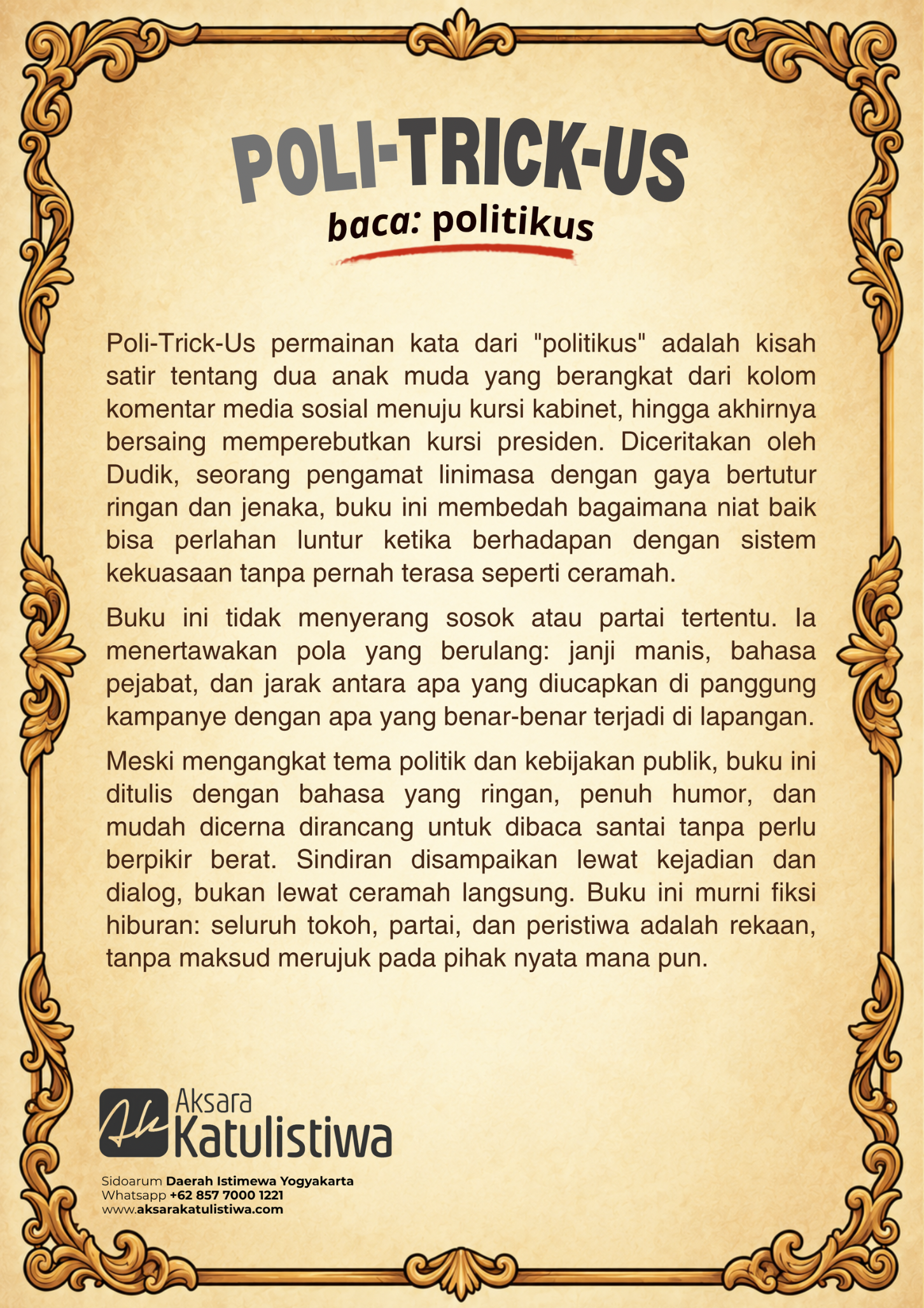 POLI-TRICK-US baca: politikus - Image 2